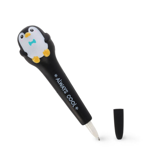 "Always Cool" Penguin Squishy Gel Pen - Squeezies - Image 2