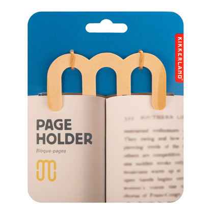 Kikkerland Wooden Page Holder - image 3