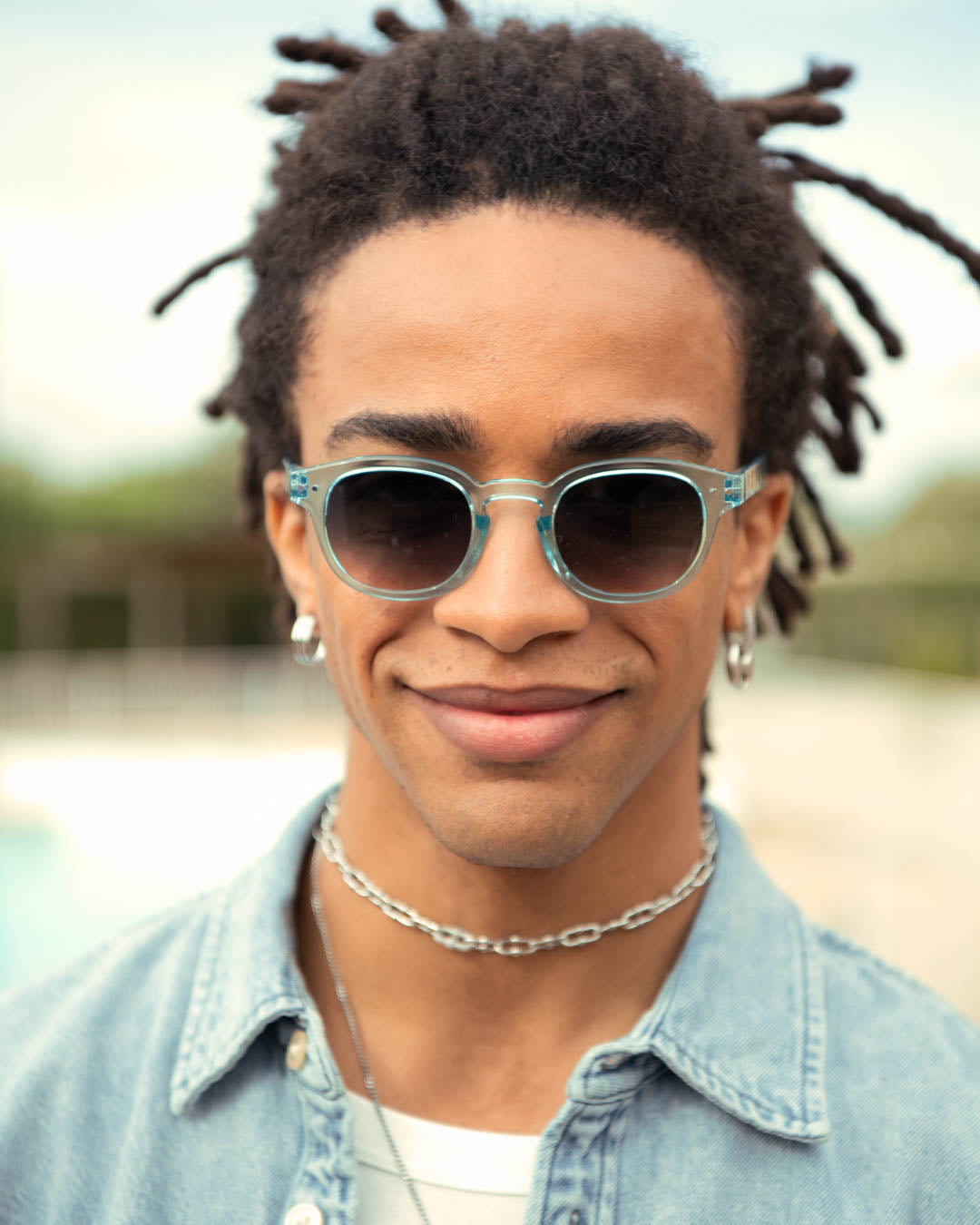 IZIPIZI Sunglasses #C Turquoise Stone Polarised - image 3