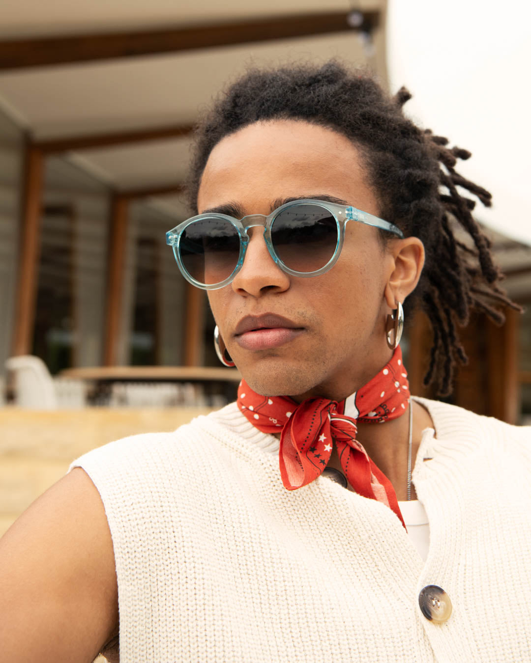 IZIPIZI Sunglasses #M Turquoise Stone - image 3