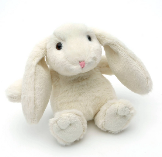 Small Bunny Soft Toy Plush in Cream