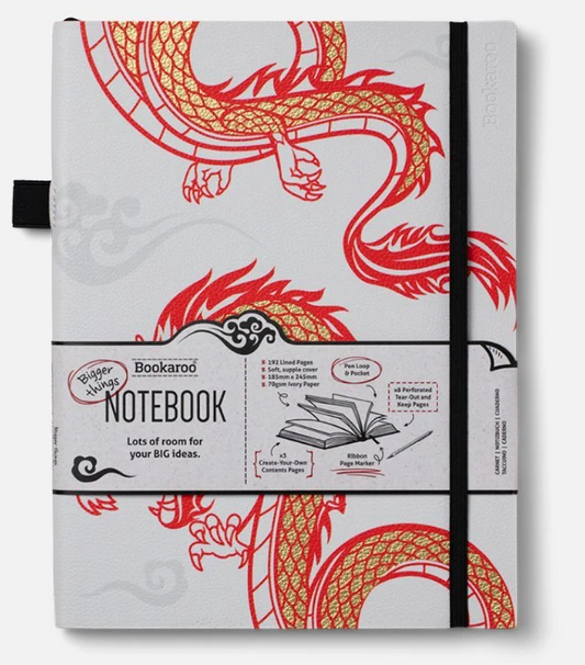 Bookaroo Bigger Things Notebook - Warrior Dragon