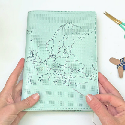 Chasing Threads - Travel Notebook | Stitch Europe | Travel Notebook - Mint