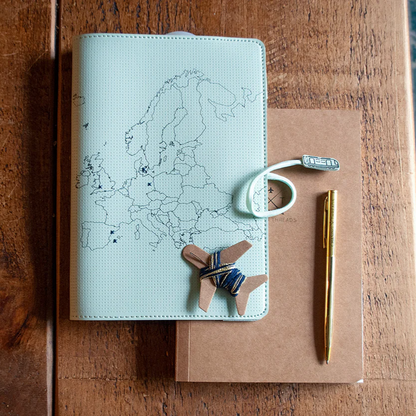 Chasing Threads - Travel Notebook | Stitch Europe | Travel Notebook - Mint