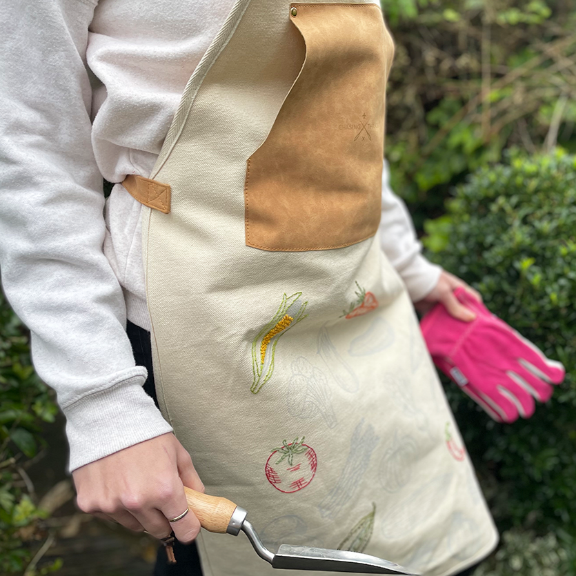 Chasing Threads - Apron | Stitch Your Vegetables Apron