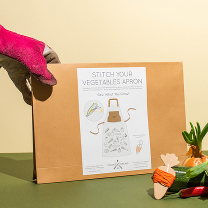 Chasing Threads - Apron | Stitch Your Vegetables Apron