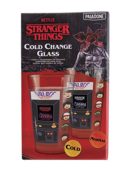 Paladone - Drinking Glass | Stranger Things Arcade Colour Change Glass