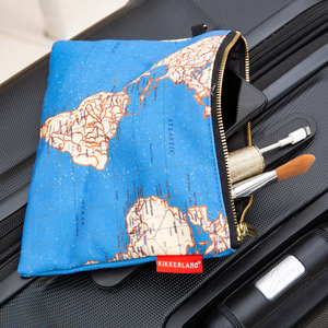 Kikkerland - Travel Pouch | Globetrotter Travel Pouch | Large