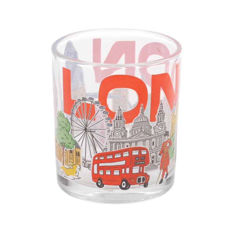 London Souvenir Set of 2 Glass Tumblers 250ml - image 3