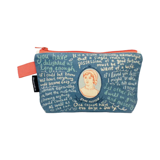 Turnaround - Bags | The Unemployed Philosophers Guild | Jane Austen Zipper Bag