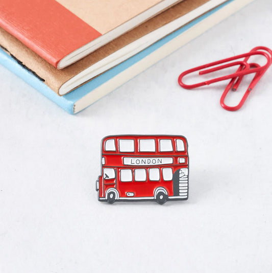 Victoria Eggs London Bus Enamel Pin