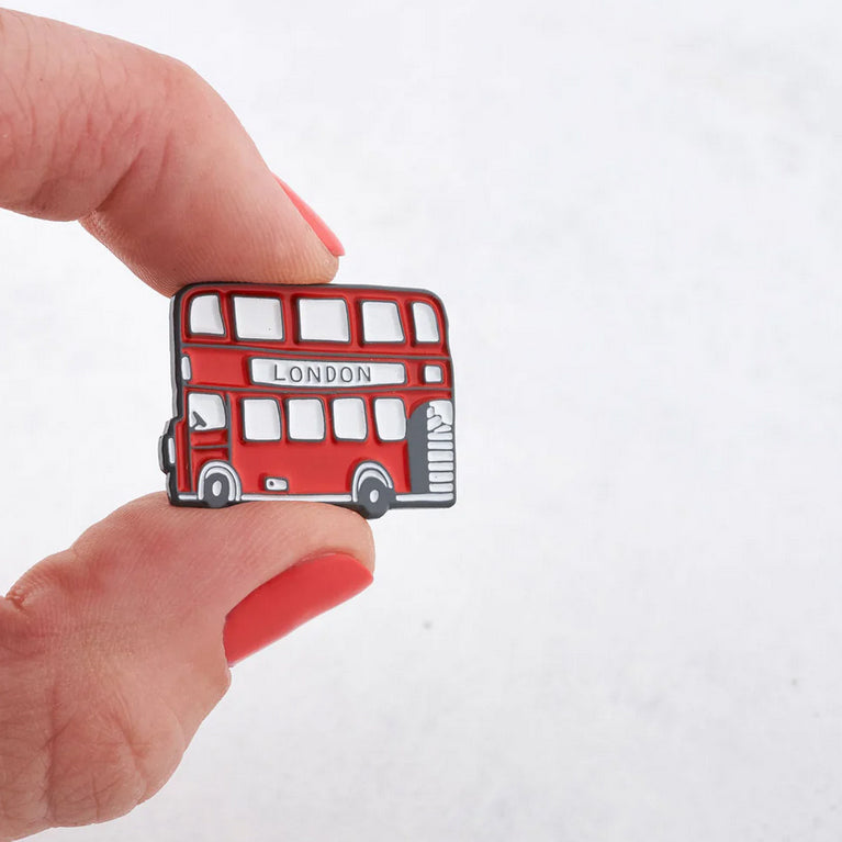 Victoria Eggs London Bus Enamel Pin