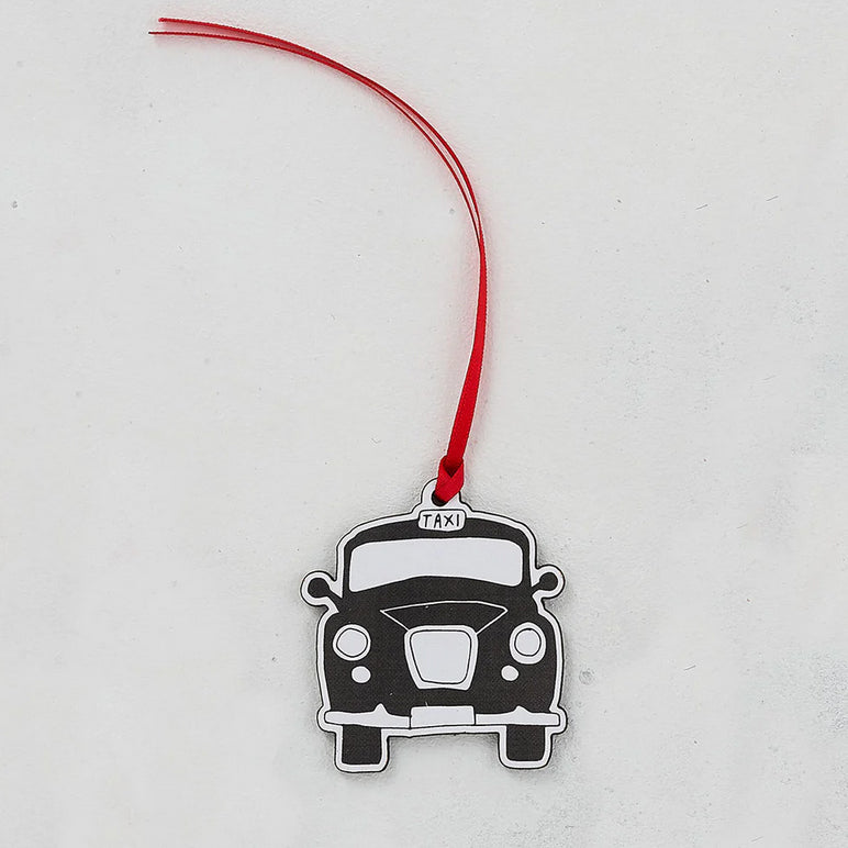 Victoria Eggs London Taxi Wooden Decoration