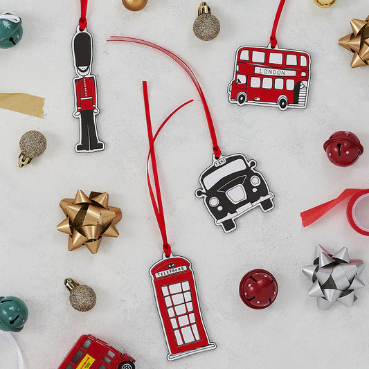 Victoria Eggs London Taxi Wooden Decoration