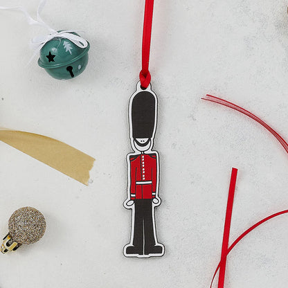 Wooden Decoration Soldier Queen's Guard London