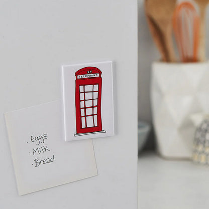 Victoria Eggs Telephone Box Magnet