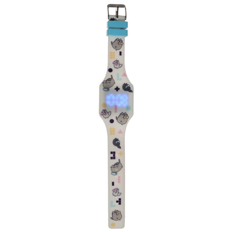 Pusheen Cat Gamer Girl Silicone Digital Watch - image 2