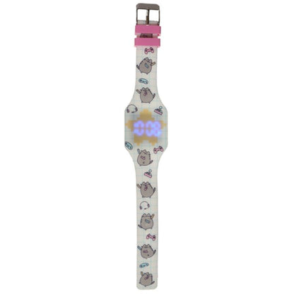 Pusheen Cat Gamer Girl Silicone Digital Watch - image 4