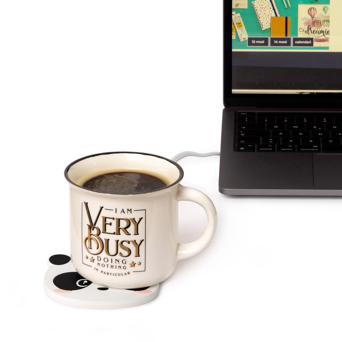 Legami - USB Mug Warmer - Panda - Warm It Up - Image 2