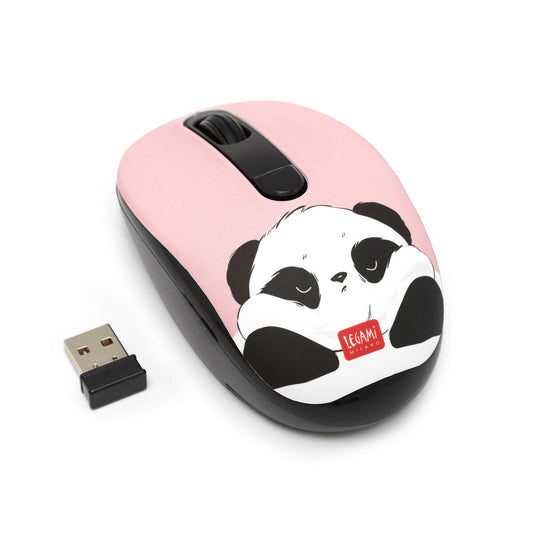 Legami - Mouse | Wireless Mouse with USB Receiver | Panda