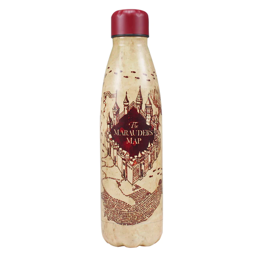 Halfmoonbay - Water Bottle | Harry Potter Marauders Map | Metal Water Bottle 500ml
