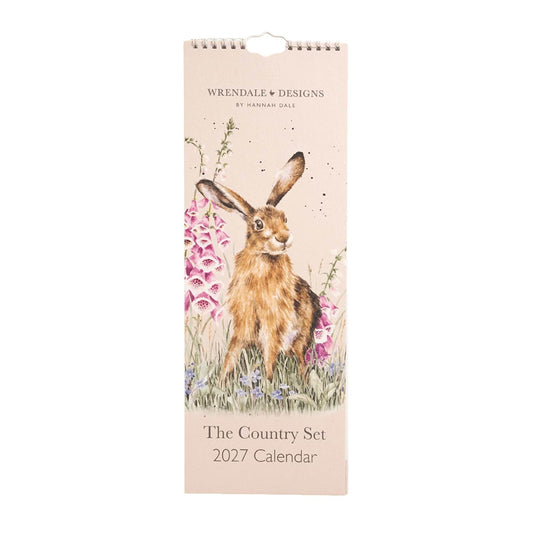 Wrendale Designs 2027 Slim Calendar - The Country Set