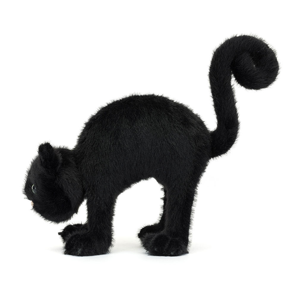 Spookipaws Cat Black Cat Soft Toy