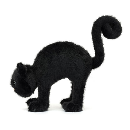 Spookipaws Cat Black Cat Soft Toy