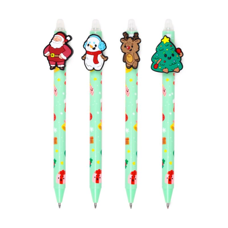 Jingle Bunch Christmas Erasable Pen with Topper - image 2