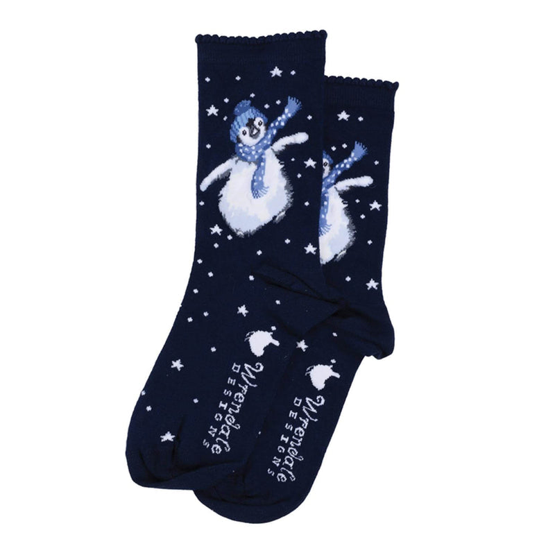 Christmas Bamboo Socks - Winter Wonderland - Penguin - Image 2