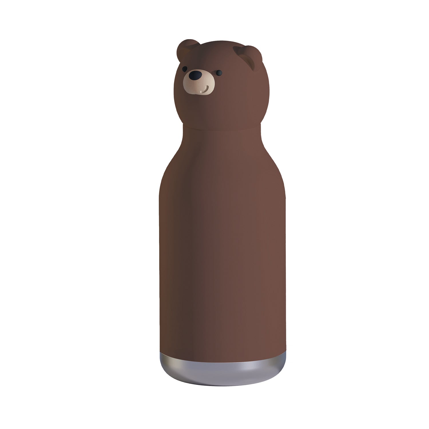 Bestie Brown Bear - 460 ml Insulated Bottle with Straw - Image 1