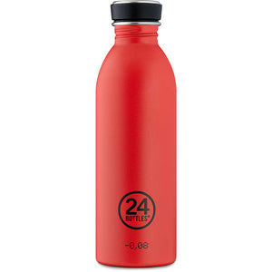 24 Bottles - Water Bottle | Urban Bottle | Hot Red | 500ml