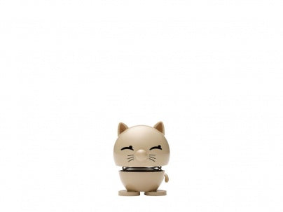 Desk Bumble Bouncy Figurine | Hoptimist Cat | Latte