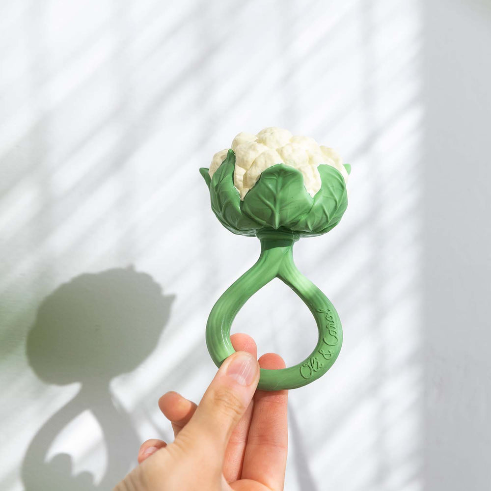 Oli & Carol - Baby Toy | Cauliflower Rattle Toy