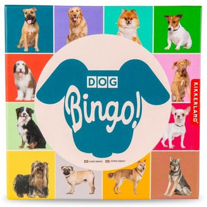 Kikkerland - Board Game | A Dog-Themed Bingo Board Game | Dog Bingo Game