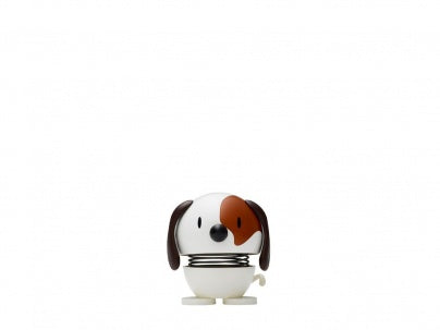 Desk Bumble Bouncy Figurine | Hoptimist Dog | White