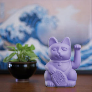 
            
                Load image into Gallery viewer, Donkey - Home Decor  | Lucky Cat | Lilac
            
        