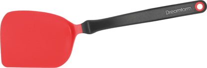 Dreamfarm Mini Chopula Red - Chopping Sit-Up Spatula with Non-Stick Nylon Head