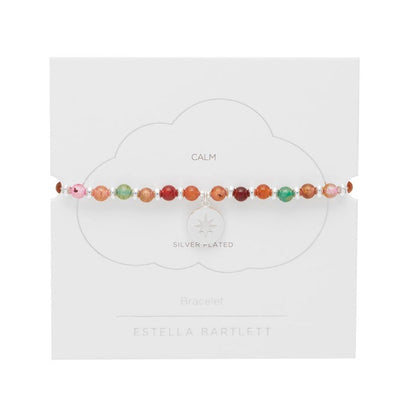 Estella Bartlett - Bracelet | Amelia Gemstone Bracelet  | Starburst Bubble - Silver Plated