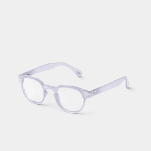 Reading Glasses +1.5 Square in Violet Dawn Style C