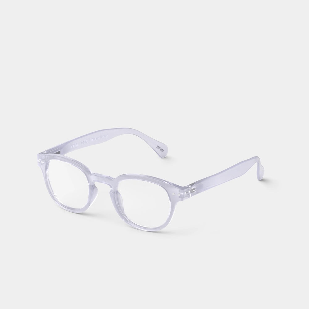 Reading Glasses +2.5 Square in Violet Dawn Style C