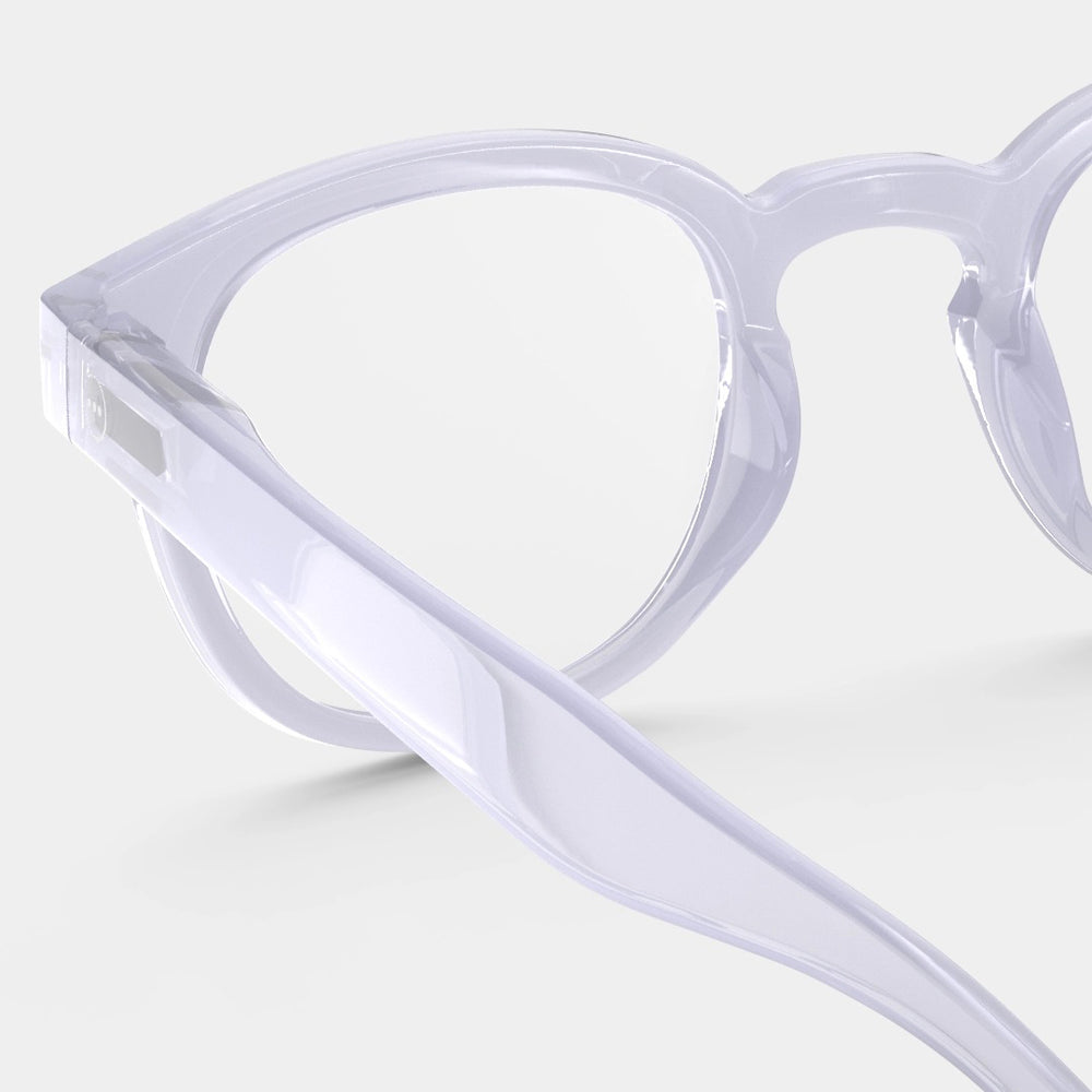Reading Glasses +2 Square in Violet Dawn Style C