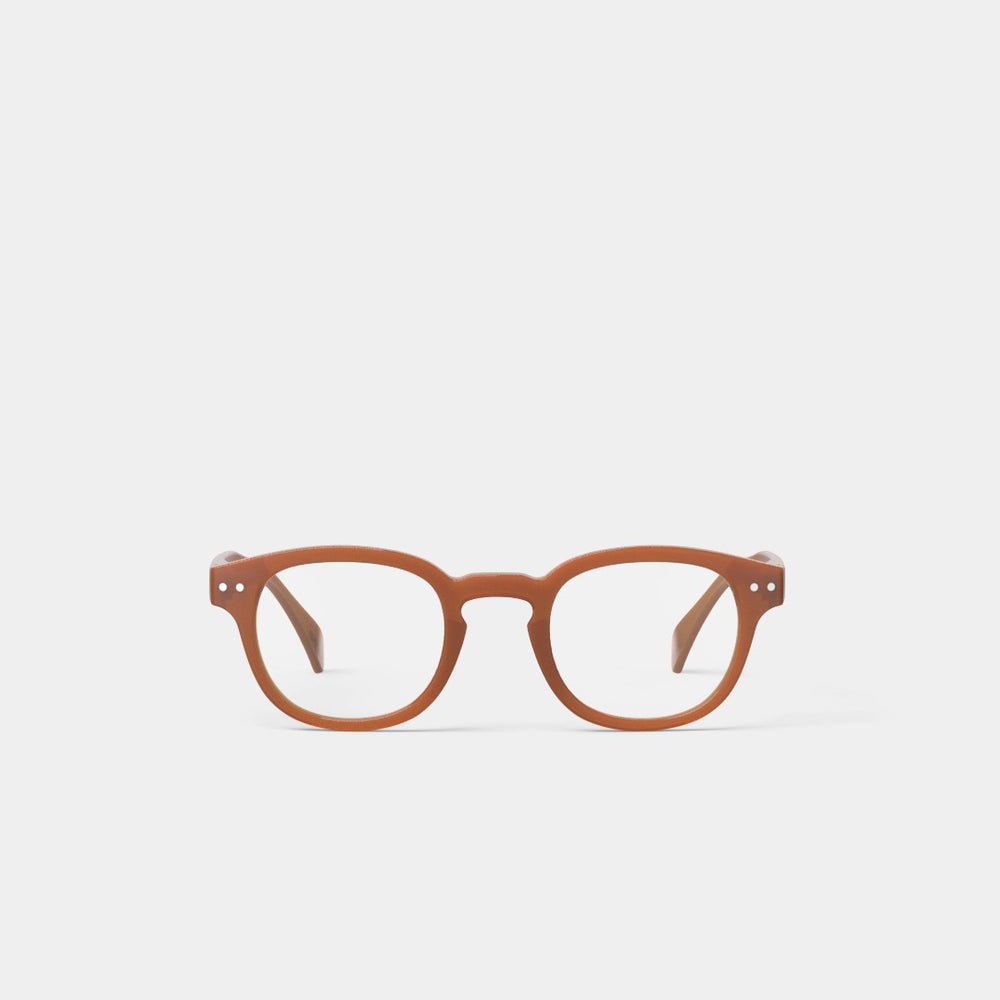 Reading Glasses +2.5 Square in Spicy Clove Style C