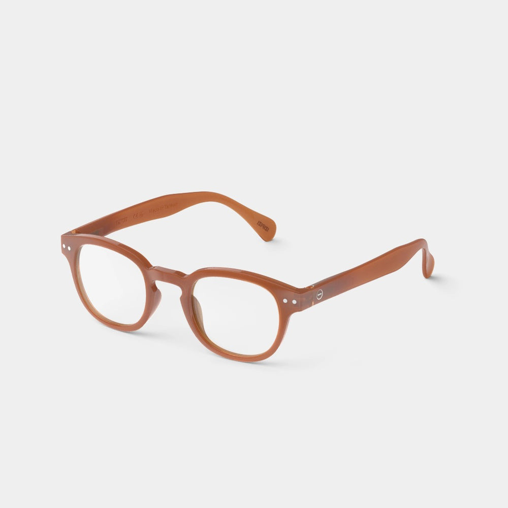 Reading Glasses +2 Square in Spicy Clove Style C