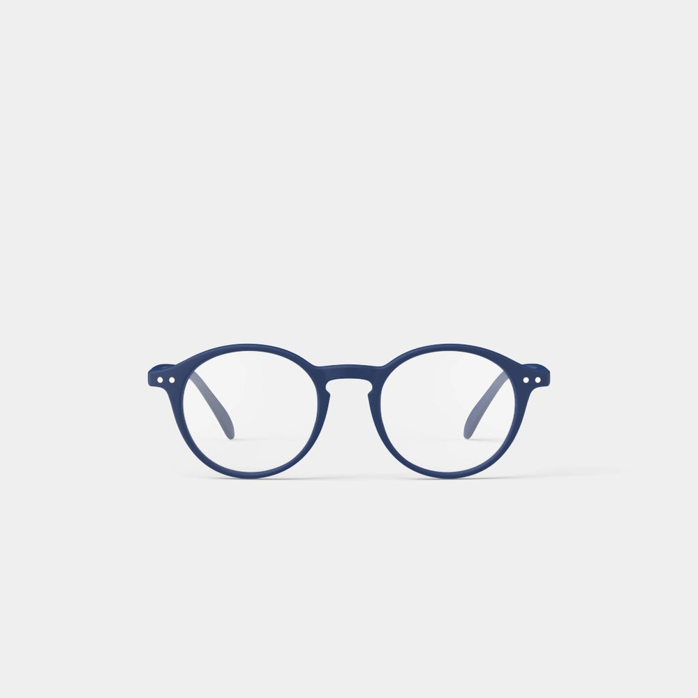 Reading Glasses +1.5 Round in Deep Blue Style D