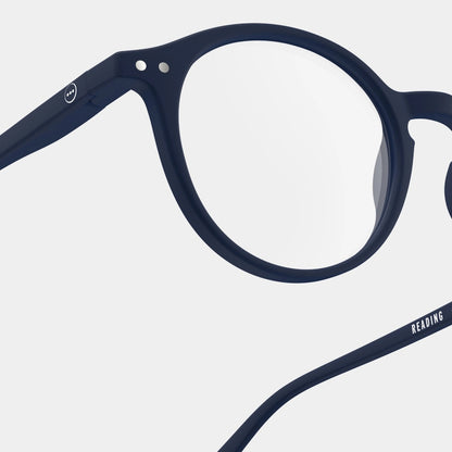 Reading Glasses +1.5 Round in Deep Blue Style D