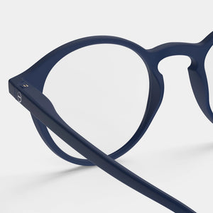 Reading Glasses +3 Round in Deep Blue Style D
