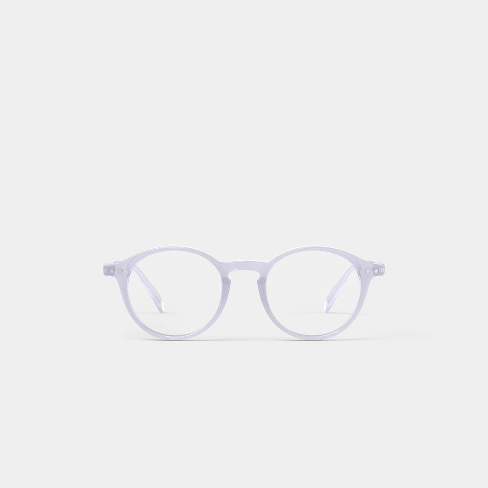 Reading Glasses +2.5 Round in Violet Dawn Style D