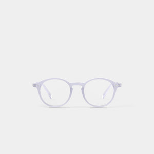 Reading Glasses +2.5 Round in Violet Dawn Style D