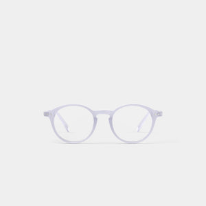 Reading Glasses +2 Round in Violet Dawn Style D